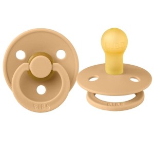 SMOCZEK USPOKAJAJĄCY 0M+ KAUCZUK HEVEA 1SZT. DESERT SAND S, BIBS