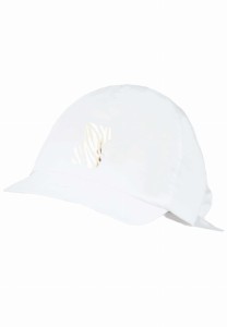 Dziewczęca czapka z daszkiem organic RENNE biały R. 48, JAMIKS