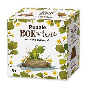 Puzzle Rok w Lesie Gdzie żyją zwierzęta, Nasza Księgarnia