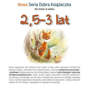 Nowa Seria Dobra Książeczka dla dzieci w wieku 2,5-3 lat, Tekturka