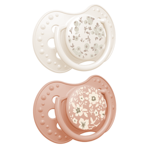 Smoczek 0-3 m 2 szt. Blossom Ivory, Lovi