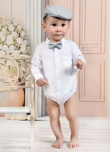 Koszulo-Body Białe r.80 Kod.5294, Christopher