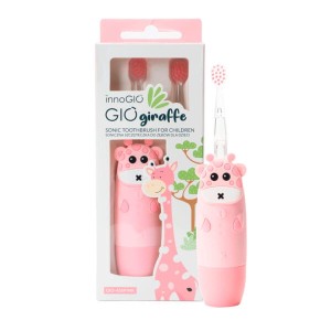 Soniczna szczoteczka do zębów dla dzieci GIOgiraffe różowa GIO-450PINK, innoGio