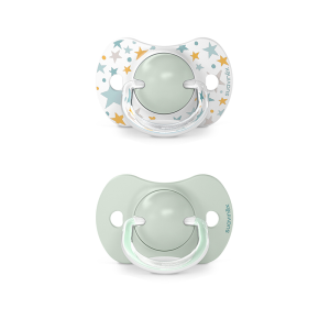 Smoczek silikonowy fizjologiczny SX PRO Dreams 6-18M zielony, Suavinex 