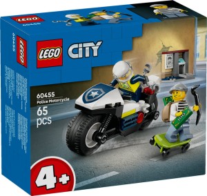 LEGO City Pościg na motocyklu policyjnym 60455, LEGO