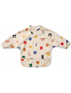 Wodoodporny śliniak z rękawkami Merle- Characters/Sandy, Liewood