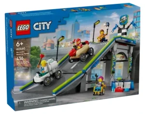 LEGO Klocki City Bez granic: tor z rampami dla wyścigówek 60460, LEGO