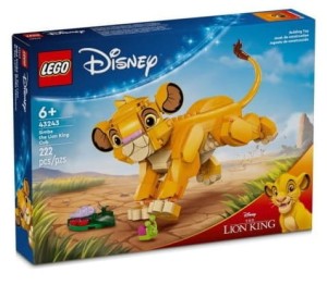 LEGO Disney Król Lew — lwiątko Simba 43243, LEGO