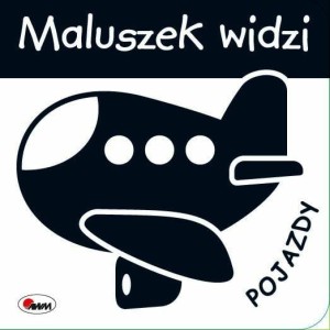 MALUSZEK WIDZI POJAZDY KSIĄŻECZKA KONTRASTOWA, AWM