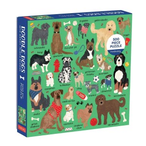 Puzzle Doodle Dog And Other Mixed Breeds 500 elementów, Mudpuppy