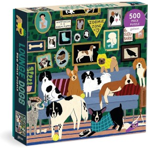 Puzzle – Lounge Dogs 500 elementów, Galison