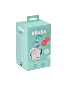 Butelka - Kubek Niekapek Tritanowa Ze Słomką 300 Ml Windy Blue, Beaba