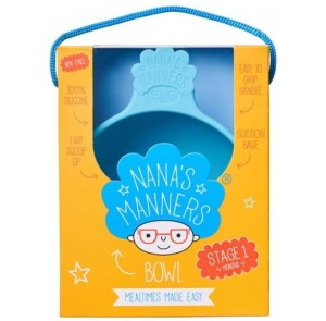 Blue Miska Silikonowa Z Przyssawką 8030, Nana'S Manners