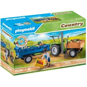 Country Traktor Z Przyczepą 71249, Playmobil