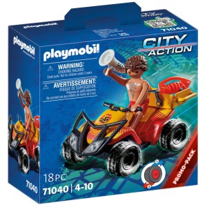 City Action Quad Ratownika 71040X, Playmobil