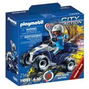 Policyjny Speed Quad 71092, Playmobil