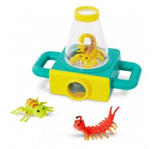 Itty-Bitty Microscope – dziecięcy DWUSTRONNY MIKROSKOP z owadami BX2193Z, B.Toys