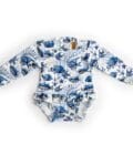 Kostium Długi Rękaw Sea shell Blue Lagoon  86-92